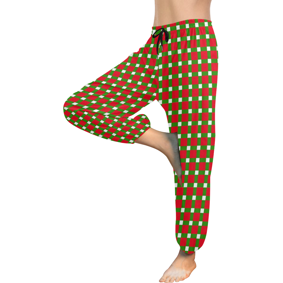 Christmas Plaid 2 Women's All Over Print Harem Pants (Model L18)