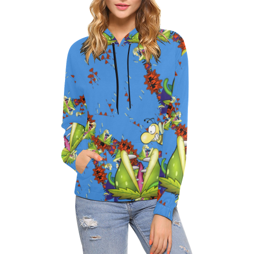 hytr All Over Print Hoodie for Women (USA Size) (Model H13)