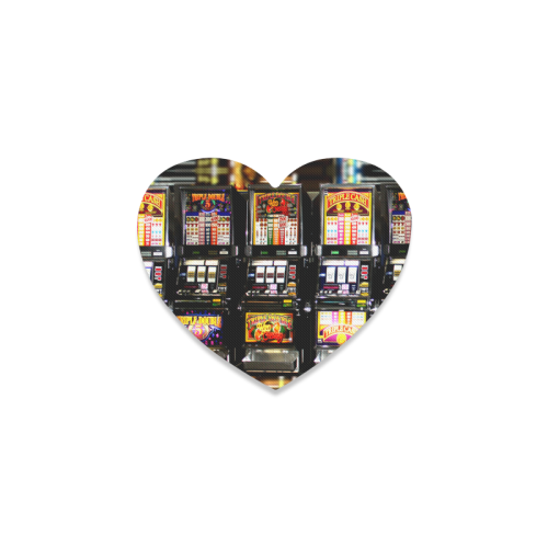 Lucky Slot Machines - Dream Machines Heart Coaster