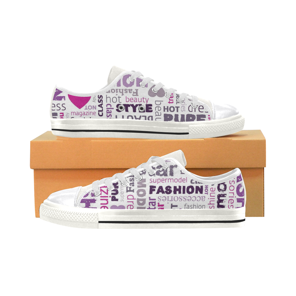 fashion Women's Classic Canvas Shoes (Model 018)