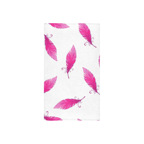 Hot Pink Feathers Custom Towel 16"x28"
