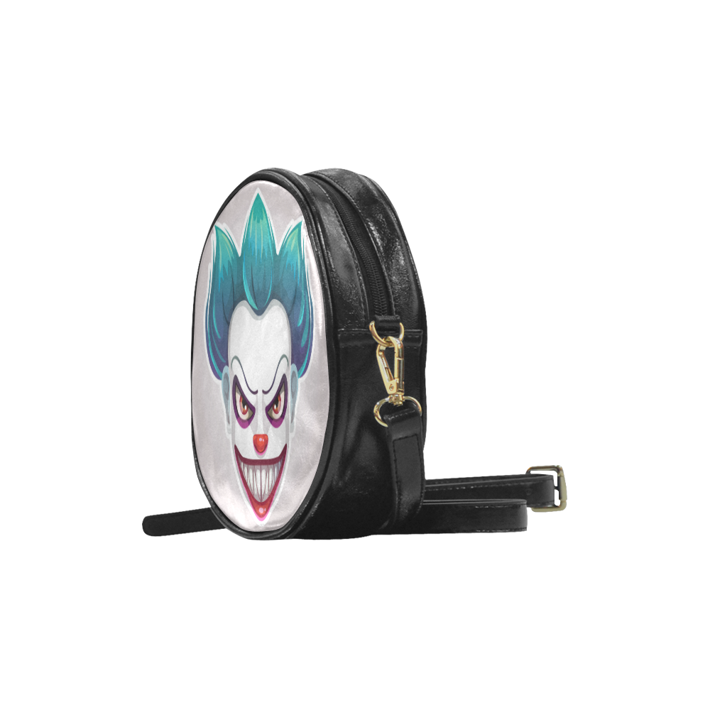 Joker Clown Round Sling Bag (Model 1647)