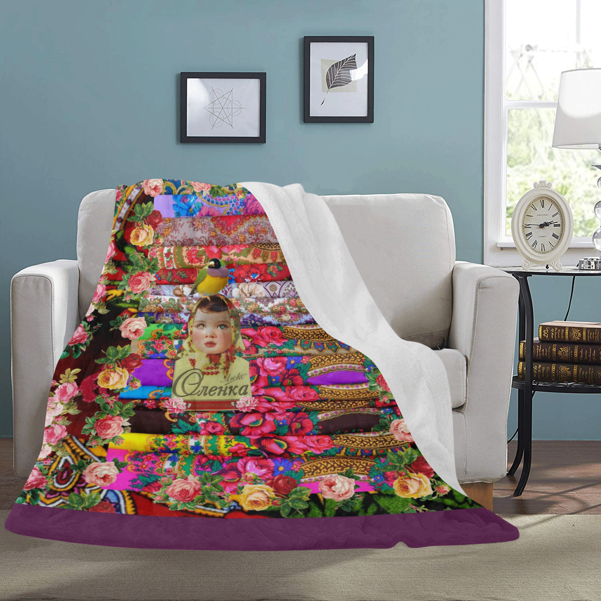 Flower Child Ultra-Soft Micro Fleece Blanket 60"x80"