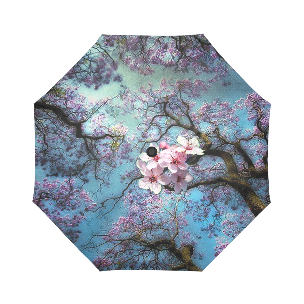 Cherry blossomL Auto-Foldable Umbrella (Model U04)