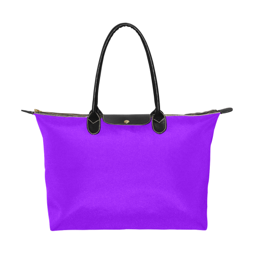 color electric violet Single-Shoulder Lady Handbag (Model 1714)