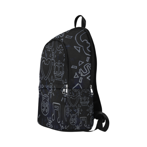 mce pattern backpack blk/blk Fabric Backpack for Adult (Model 1659)