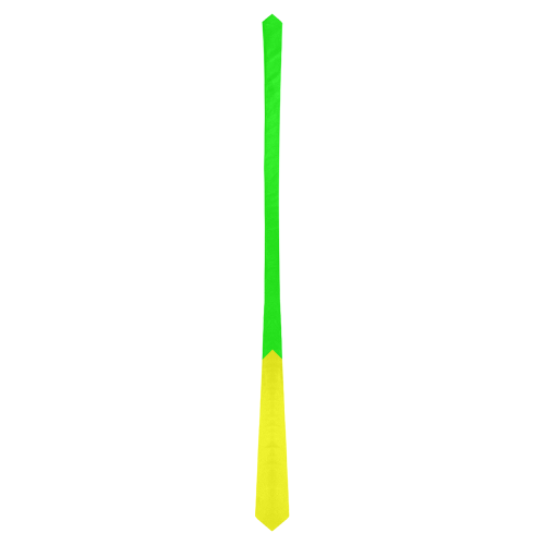 Bright Neon Yellow  and Green Classic Necktie (Two Sides)