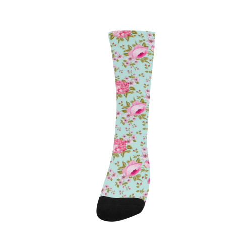 Peony Pattern Trouser Socks