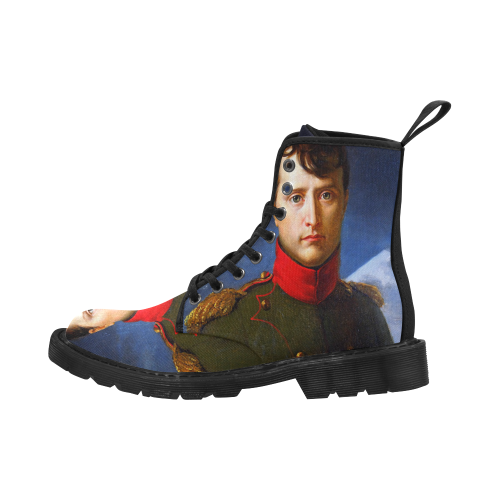 Napoleon Bonaparte Martin Boots for Men (Black) (Model 1203H)