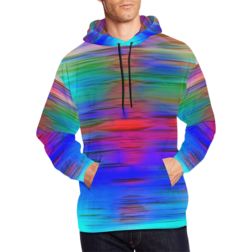 noisy gradient 1 by JamColors All Over Print Hoodie for Men (USA Size) (Model H13)