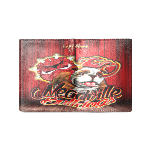 Meadville Bulldogs - Curtain Men's Leather Wallet (Model 1612)