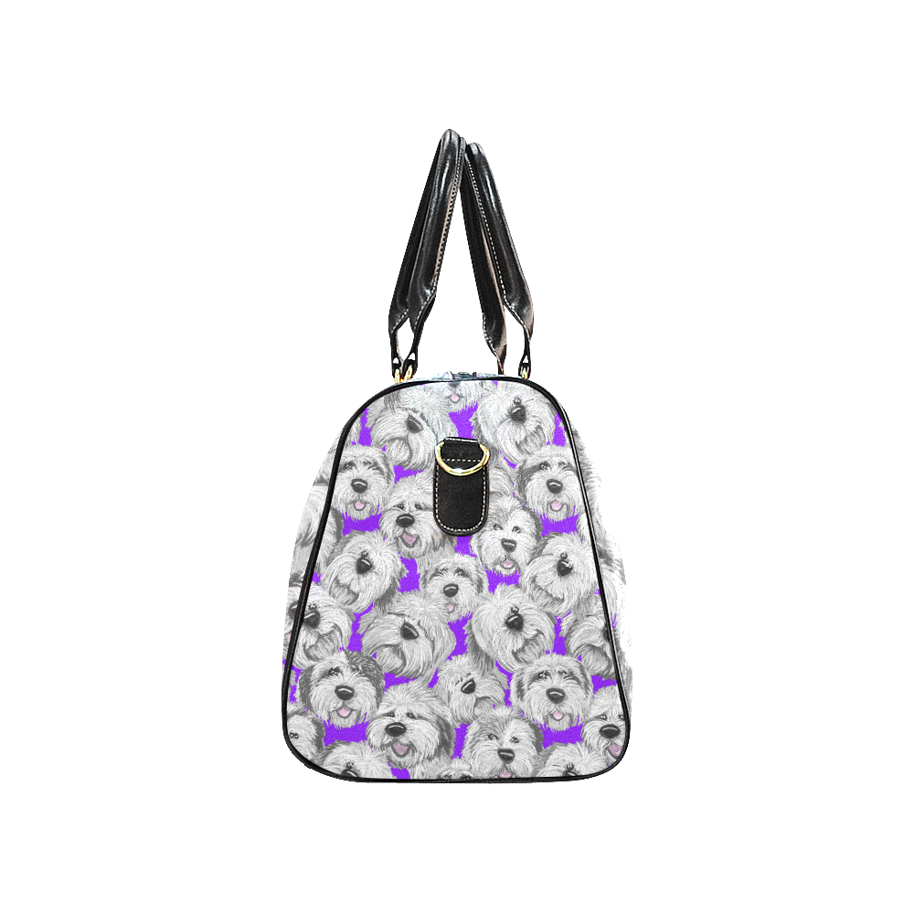 OES heads purple New Waterproof Travel Bag/Large (Model 1639)