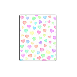 Pastel Hearts Blanket 40"x50"