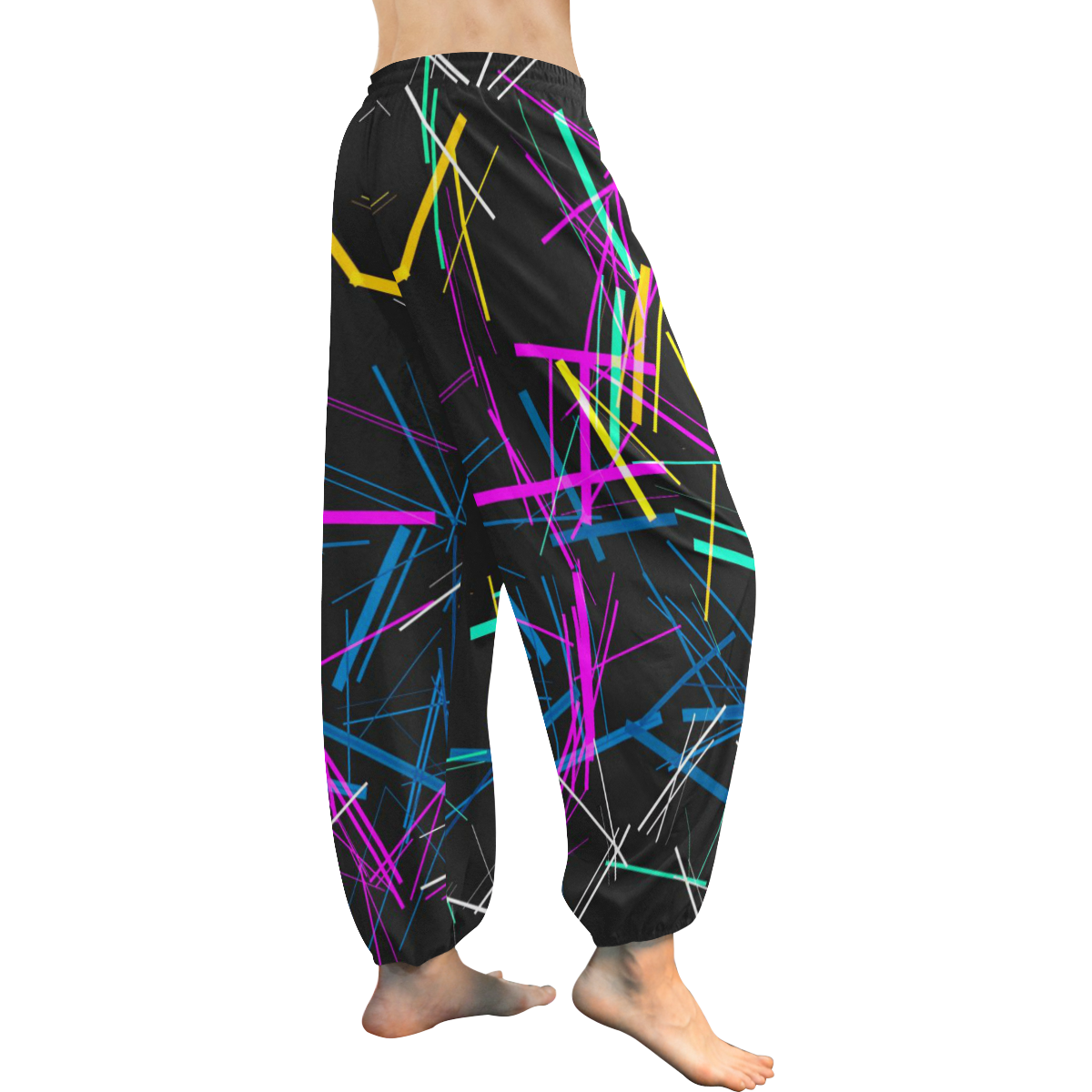 New Pattern factory 1A by JamColors Women's All Over Print Harem Pants (Model L18)