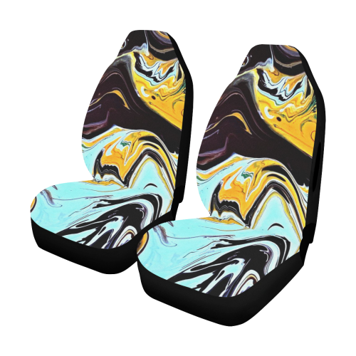 oil_d Car Seat Cover Airbag Compatible (Set of 2)