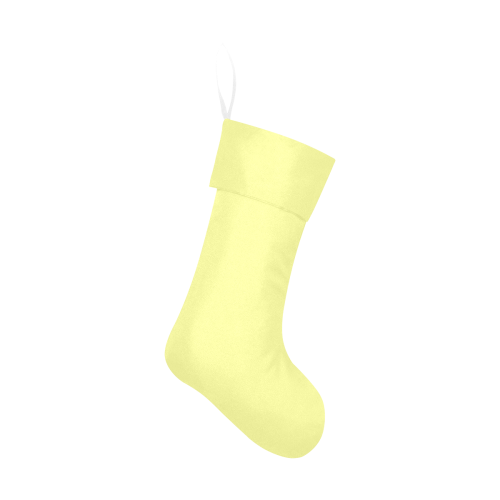 color canary yellow Christmas Stocking