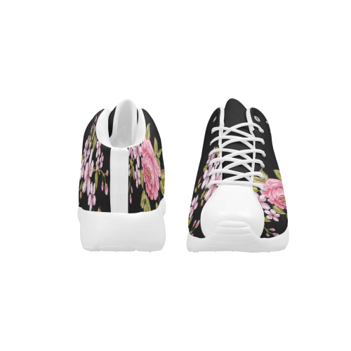 Pure Nature - Summer Of Pink Roses 1 Women's Basketball Training Shoes/Large Size (Model 47502)