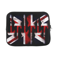Union Jack British UK Flag Guitars Custom Laptop Sleeve 13"
