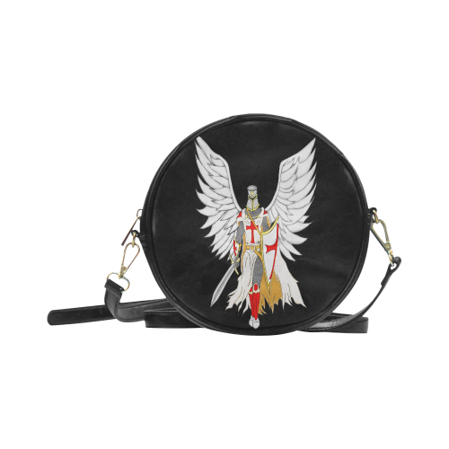 Knights Templar Angel Round Sling Bag (Model 1647)