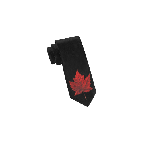 Canada Maple Leaf Neckties Classic Necktie (Two Sides)