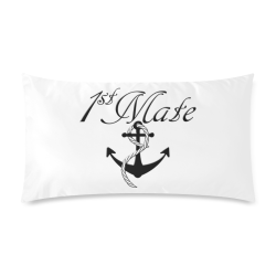 For the 1st Mate Rectangle Pillow Case 20"x36"(Twin Sides)