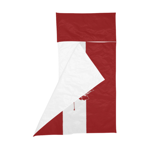 Cool Canada Flag Retro Kids' Sleeping Bag