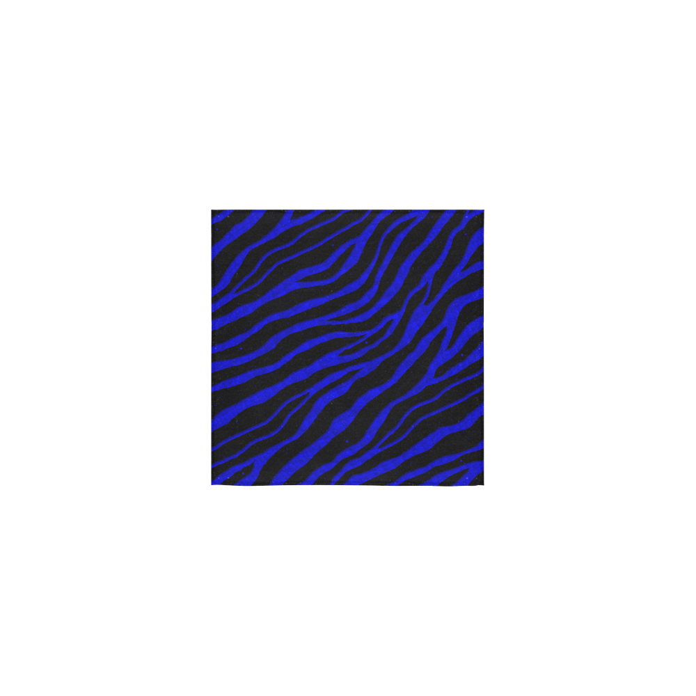 Ripped SpaceTime Stripes - Blue Square Towel 13“x13”