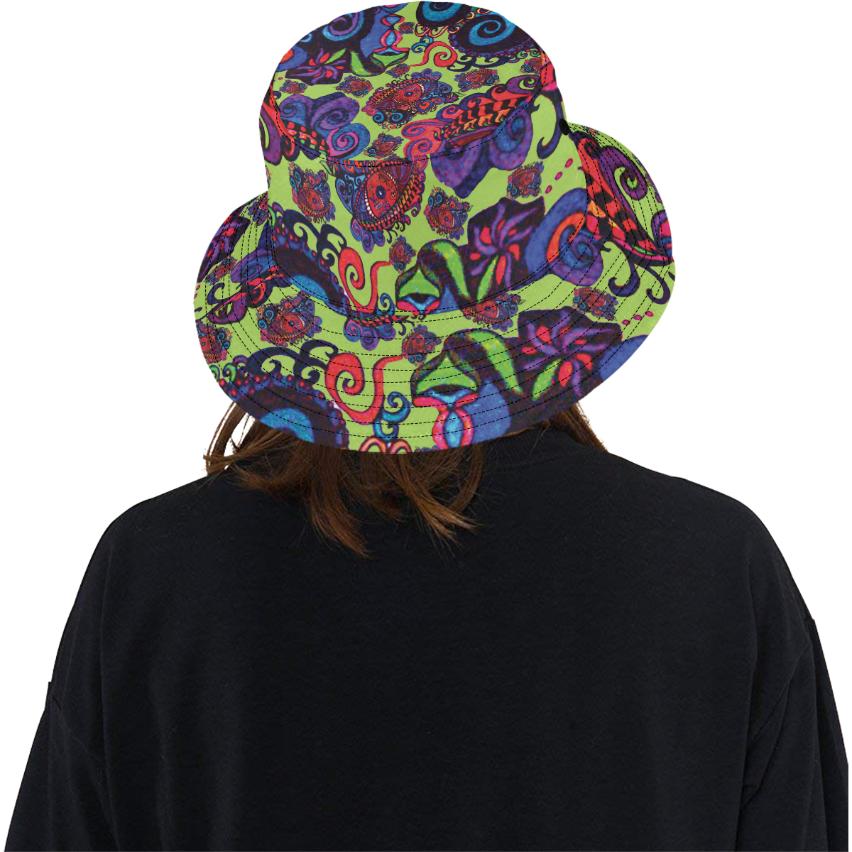 Your Paisley Eyes by Aleta All Over Print Bucket Hat