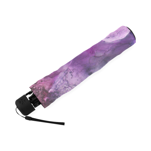 purple-gold-ink Foldable Umbrella (Model U01)