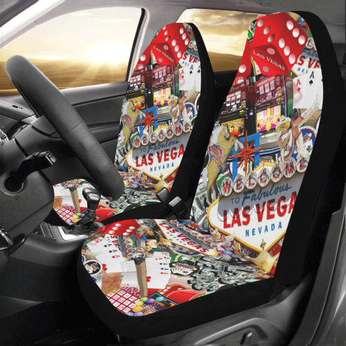 Las Vegas Icons - Gamblers Delight Car Seat Covers (Set of 2)