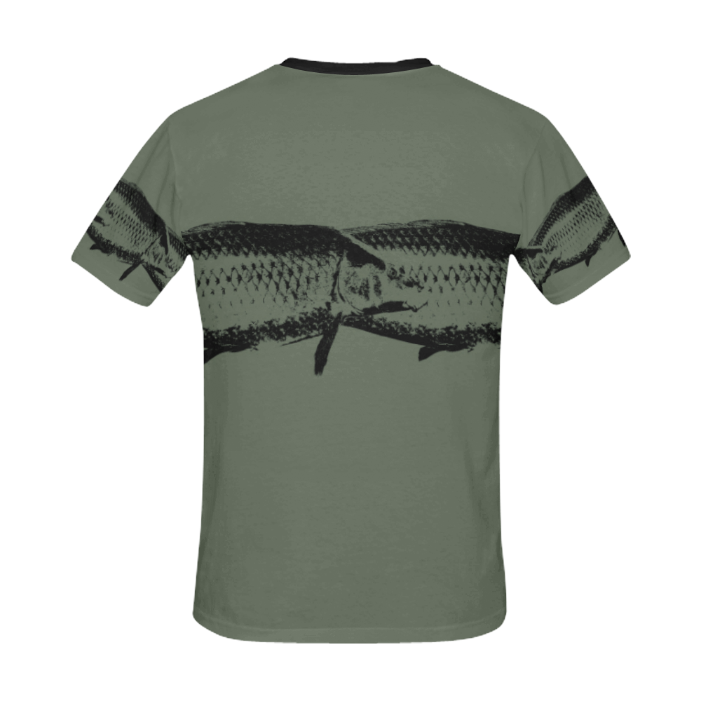 carp fish All Over Print T-Shirt for Men/Large Size (USA Size) Model T40)