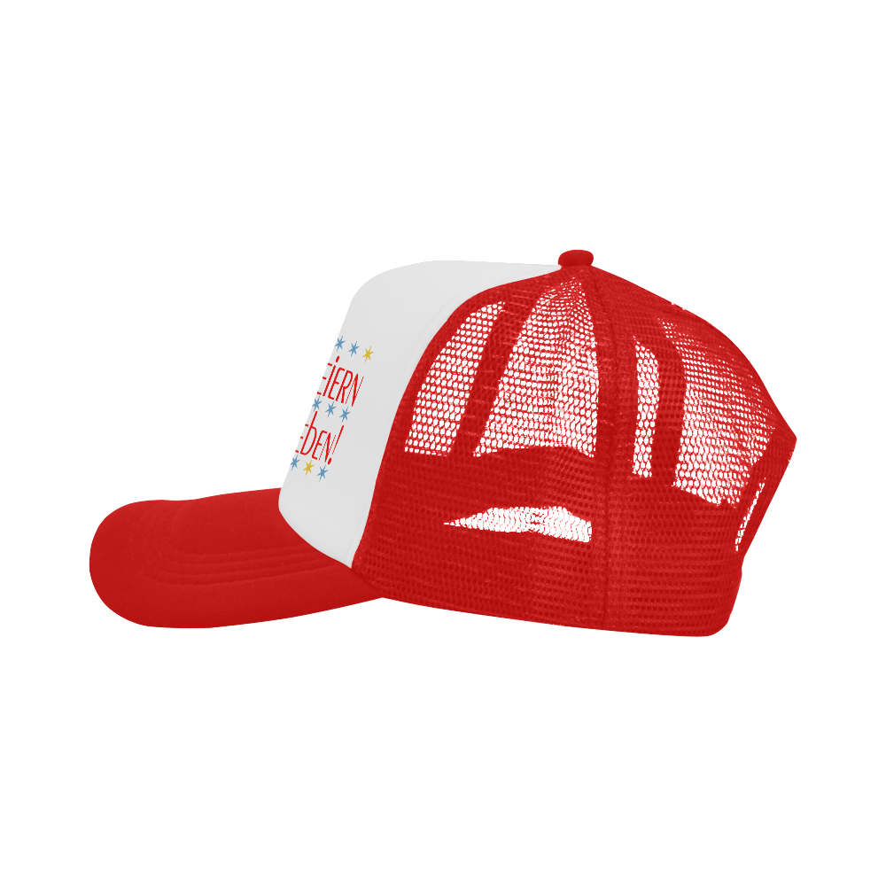 WIR FEIERN DAS LEBEN - ROT Trucker Hat