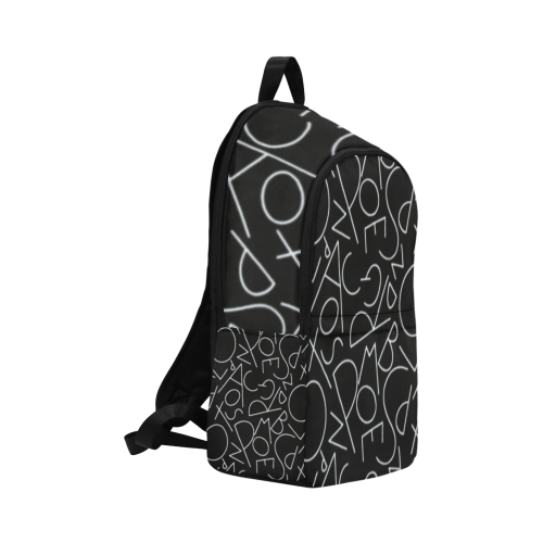 Alphabet BkPk Fabric Backpack for Adult (Model 1659)