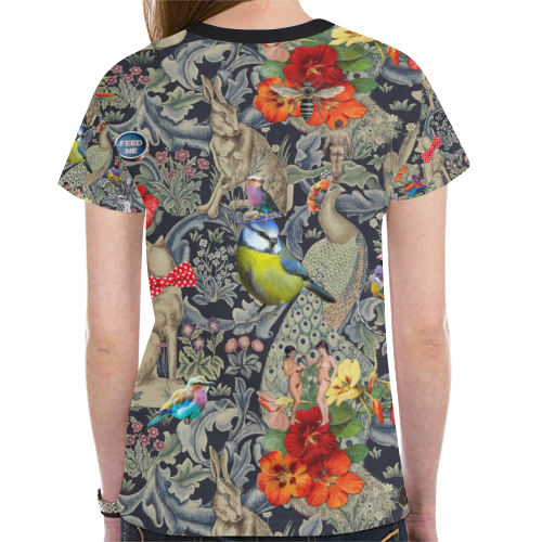 And Another Thing (bird) New All Over Print T-shirt for Women (Model T45)