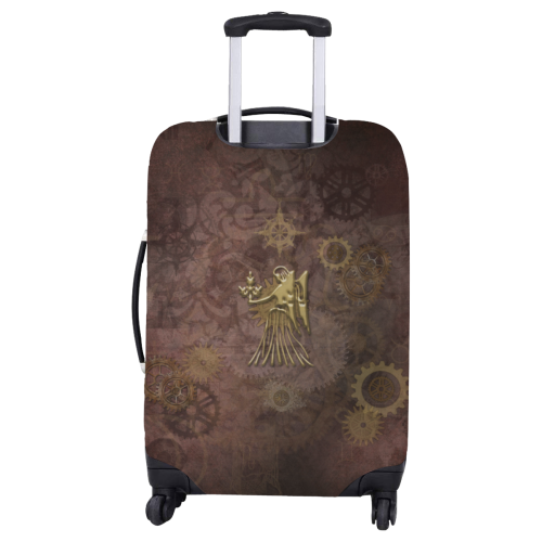 Steampunk Zodiac Virgo Luggage Cover/Large 26"-28"