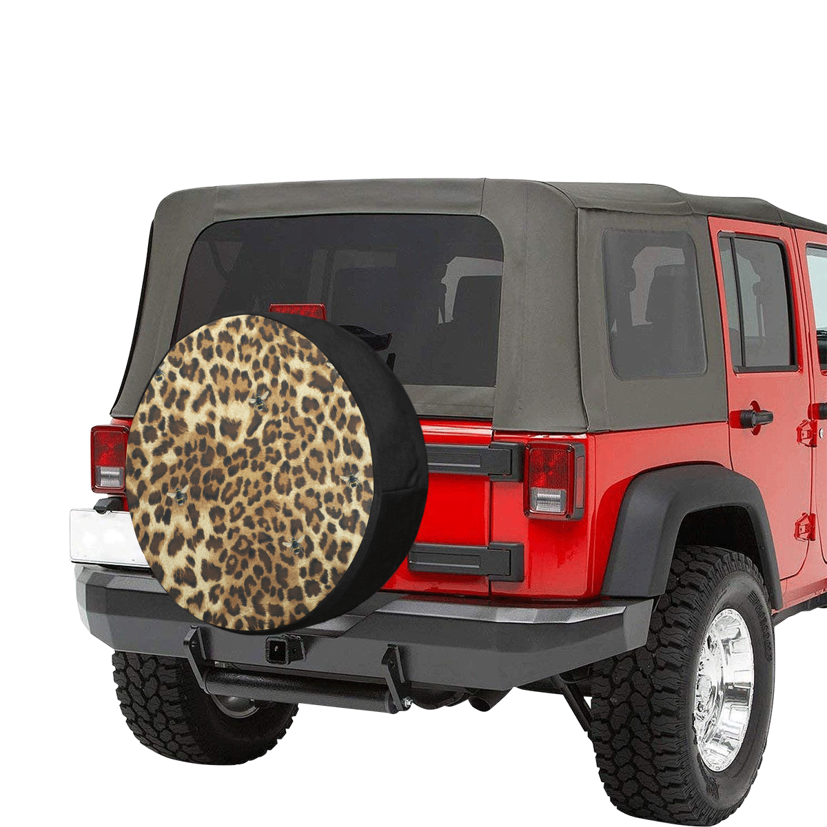 Buzz Leopard 32 Inch Spare Tire Cover