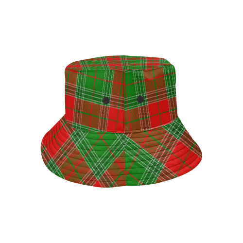 Christmas Plaid All Over Print Bucket Hat