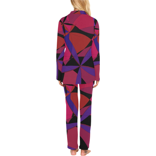 Abstract #15 Oct. 2020 Women's Long Pajama Set