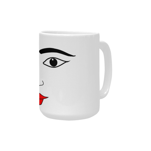 Indian Woman Custom Ceramic Mug (15OZ)