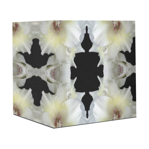 Flowers: White and Yellow Gladiolus Gift Wrapping Paper 58"x 23" (1 Roll)