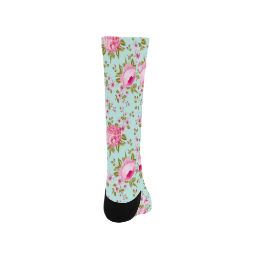 Peony Pattern Trouser Socks