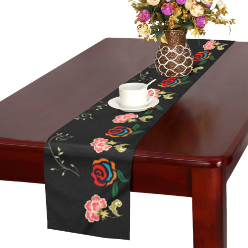 Armenian tricolor roses Table Runner 14x72 inch