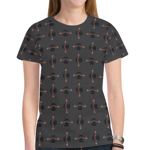 grace trans New All Over Print T-shirt for Women (Model T45)