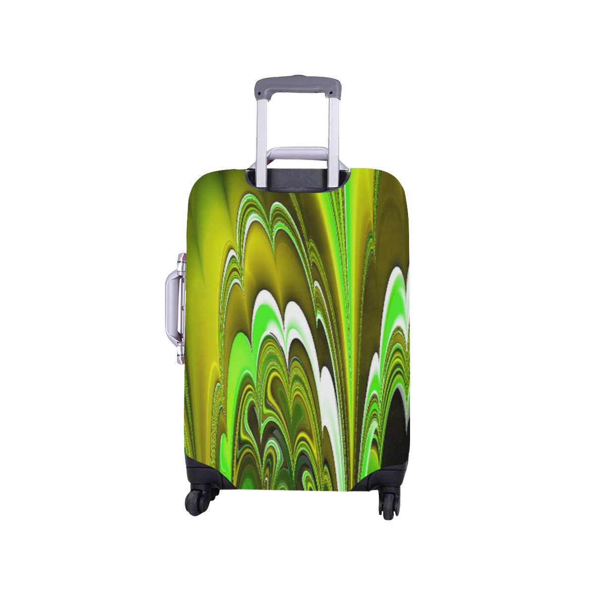 marbled fractal 417C by JamColors Luggage Cover/Small 18"-21"