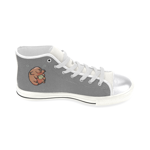 Tardigrade Gives Hug Women's Classic High Top Canvas Shoes (Model 017)
