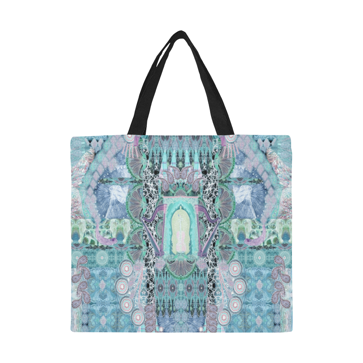 1573 All Over Print Canvas Tote Bag/Large (Model 1699)