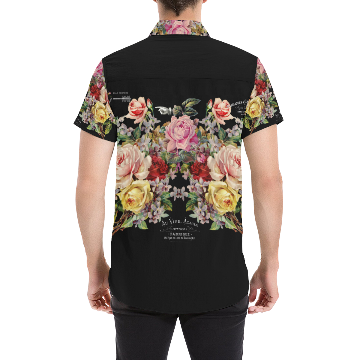 Nuit des Roses Revisited for Him 2 Men's All Over Print Short Sleeve Shirt (Model T53)