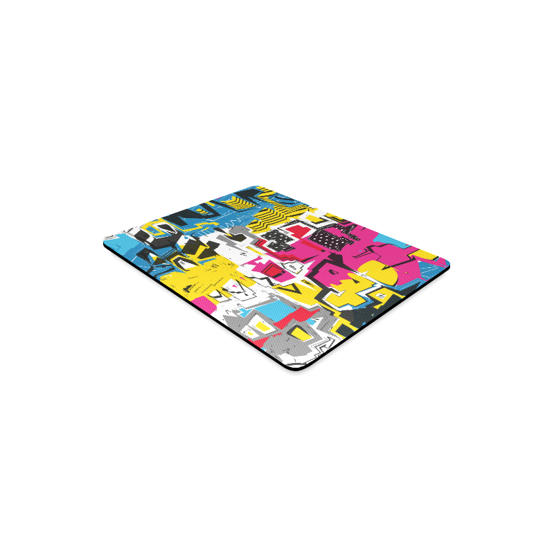 Distorted shapes Rectangle Mousepad