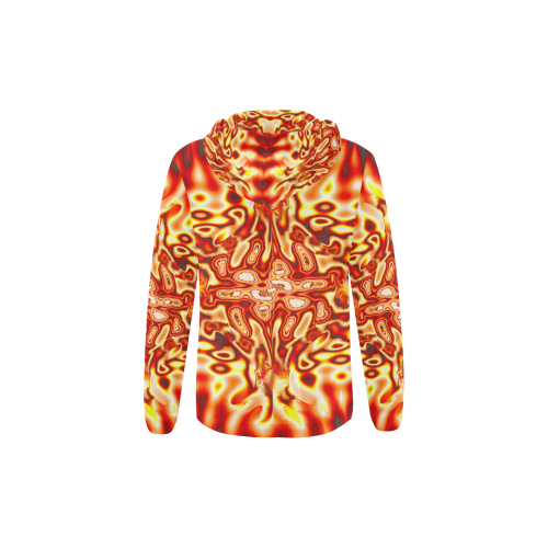 Infected All Over Print Full Zip Hoodie for Kid (Model H14)