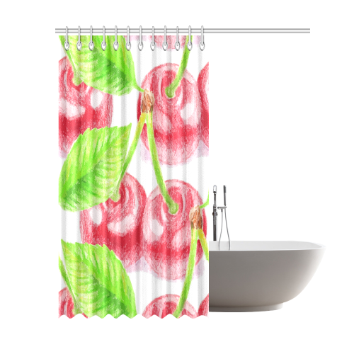 Cherries Shower Curtain 69"x84"